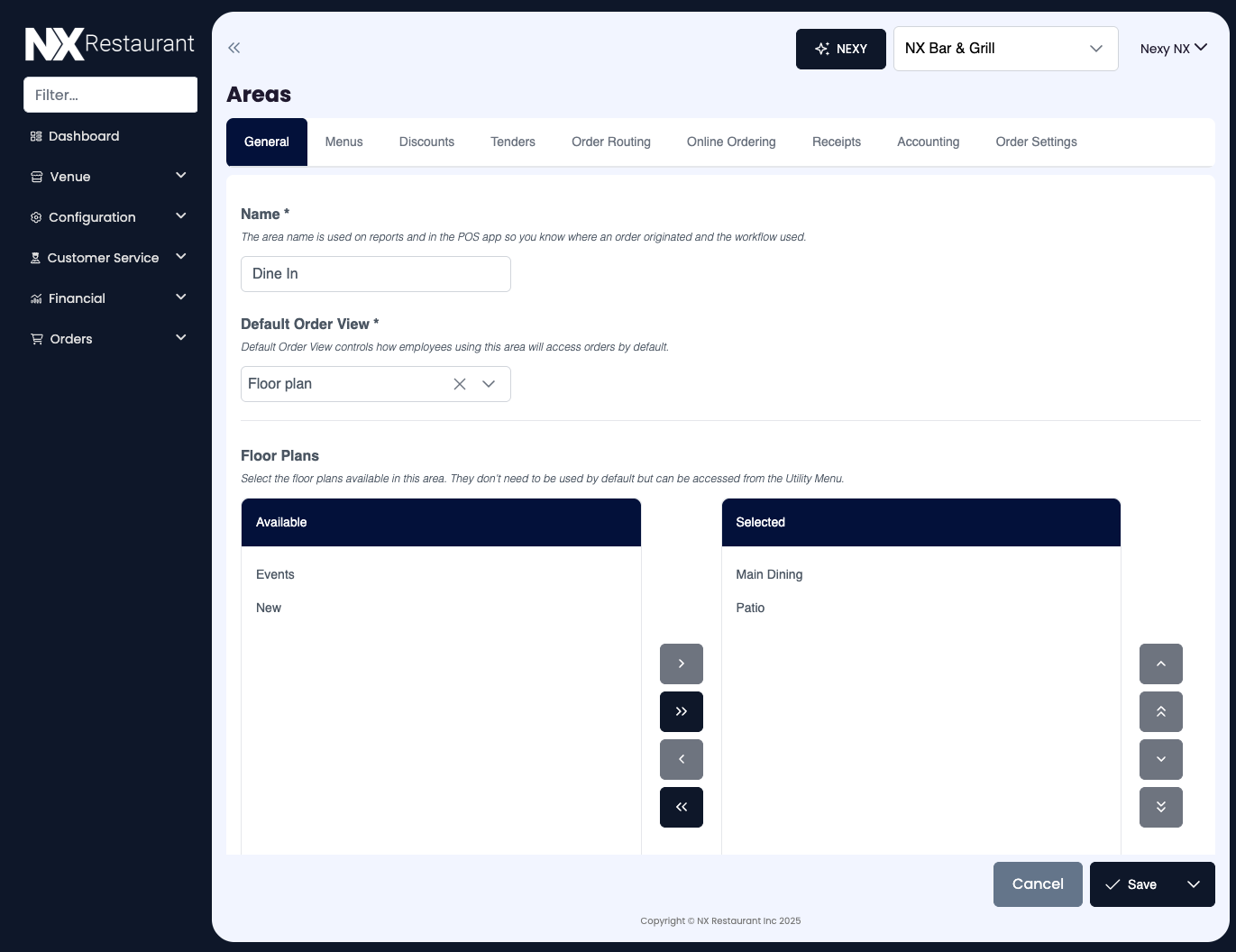 Configuration - Areas - General.png