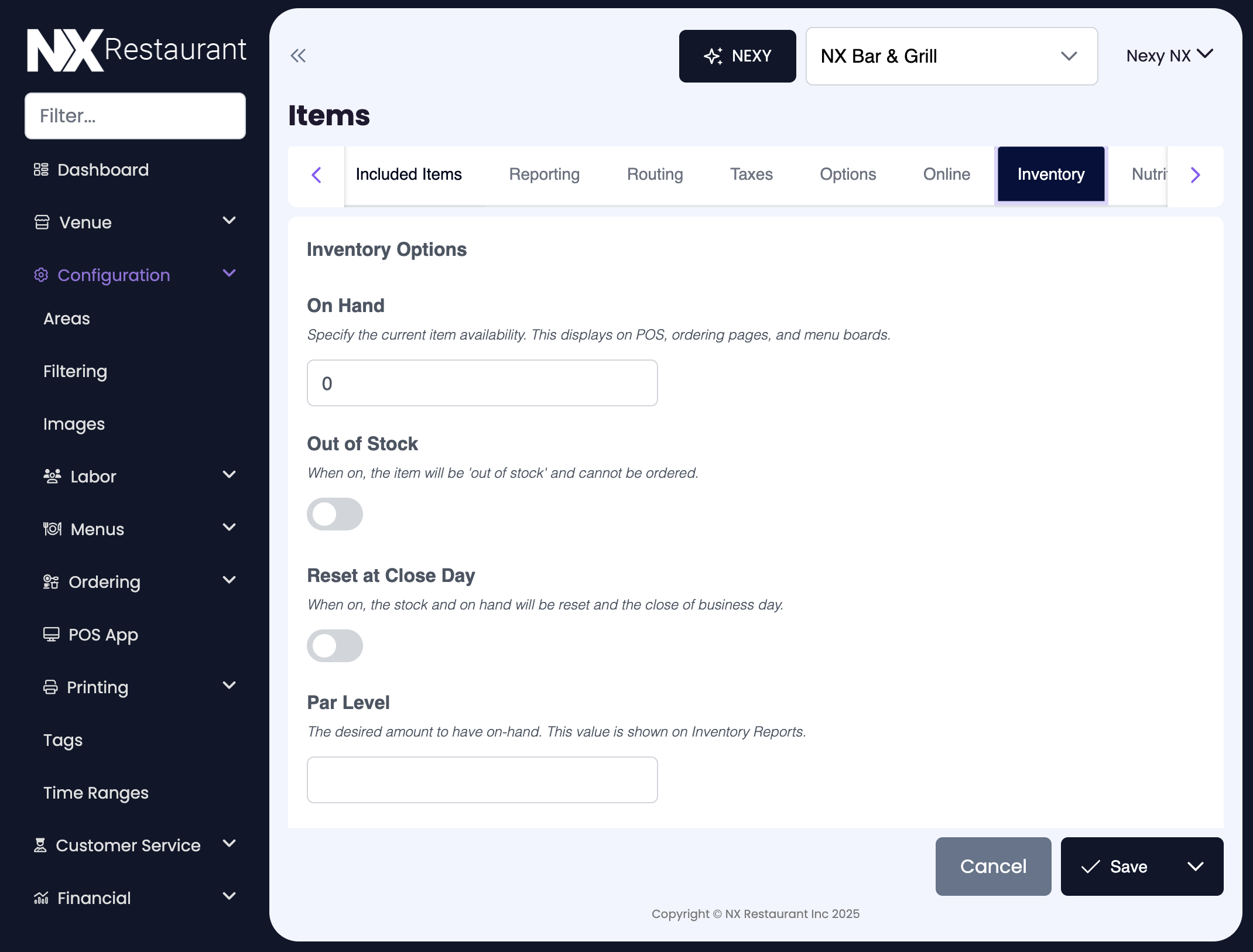 Configuration - Menu - Items - Inventory 1.png