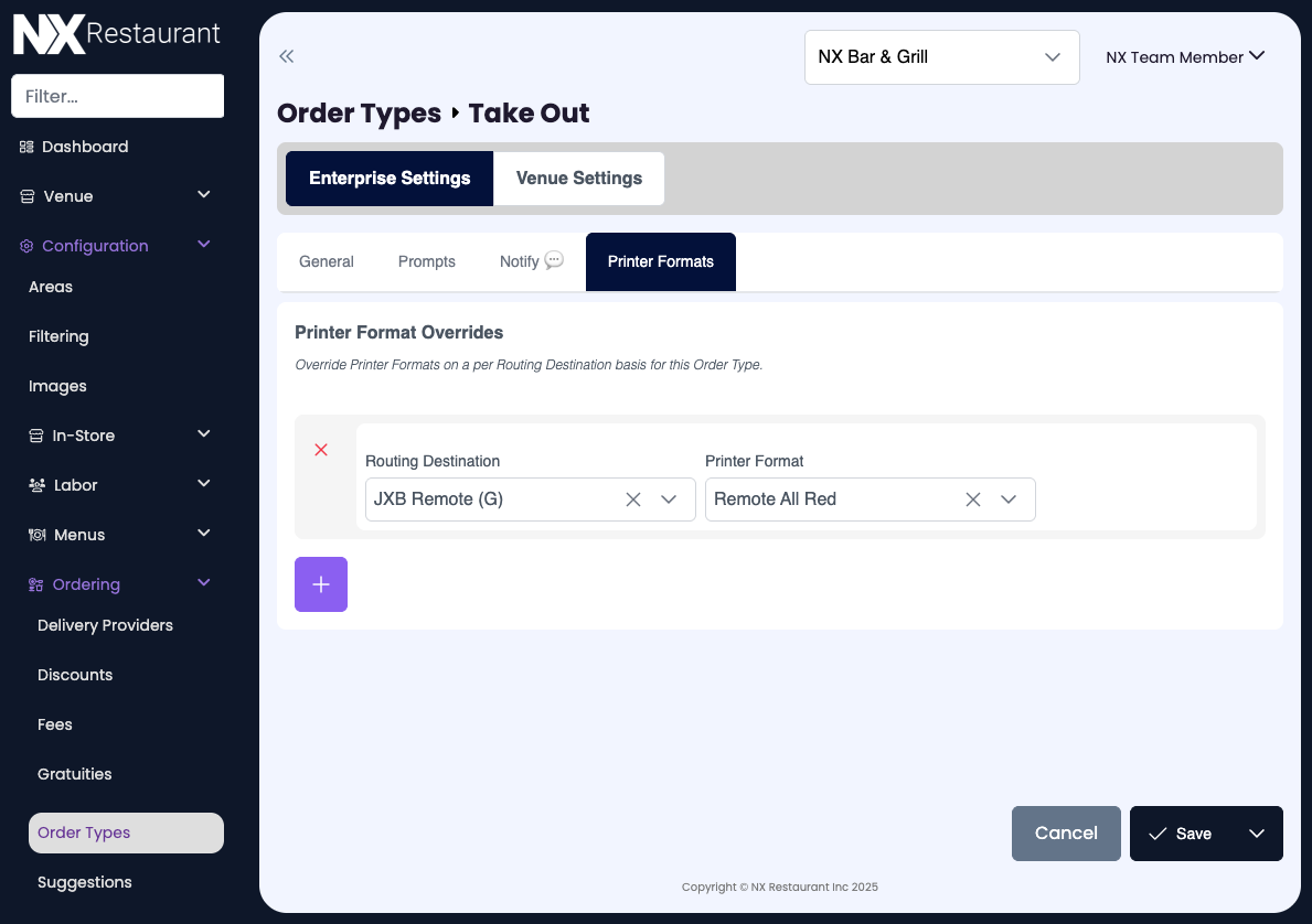 Portal Ordering Order Types Printer Format Override.png
