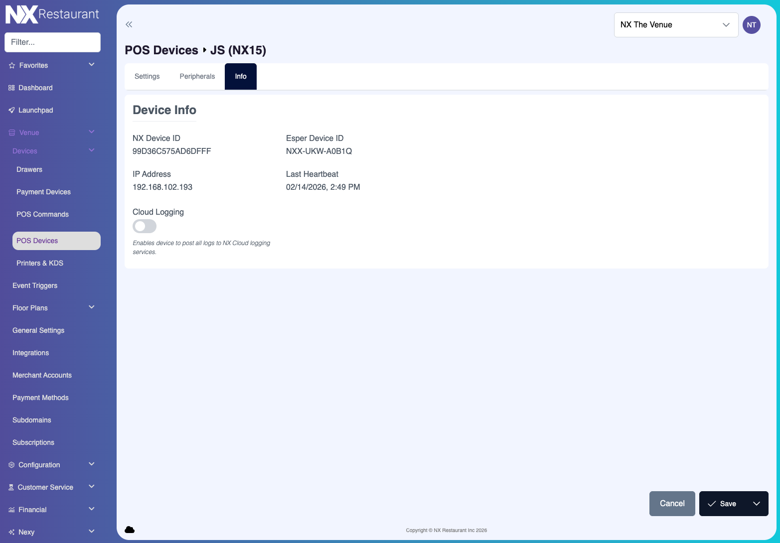 Venue - Devices - POS Device - Info.png